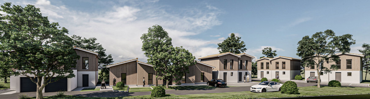 Programme neuf Clos Ombrière : Maisons neuves à Lacanau référence 7679, aperçu n°0