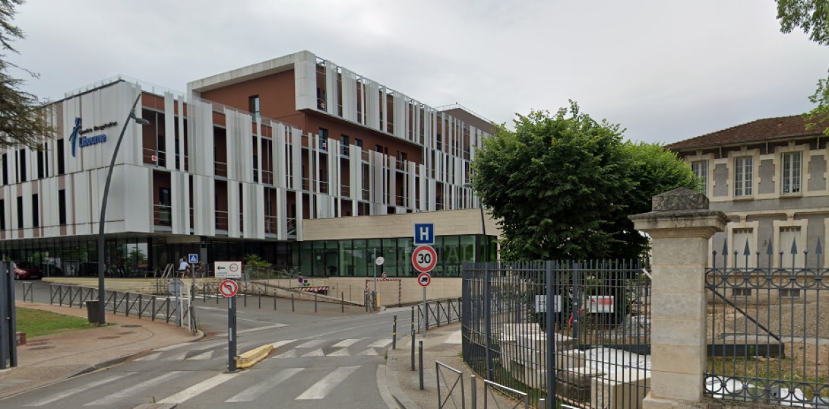 Vue sur le centre hospitalier Robert Boulin