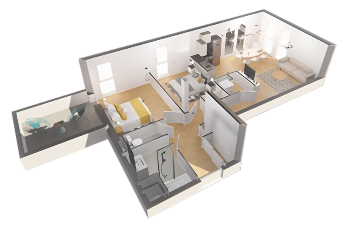 Programme neuf Lagune : Maisons neuves et appartements neufs à Audenge référence 7732, aperçu n°1