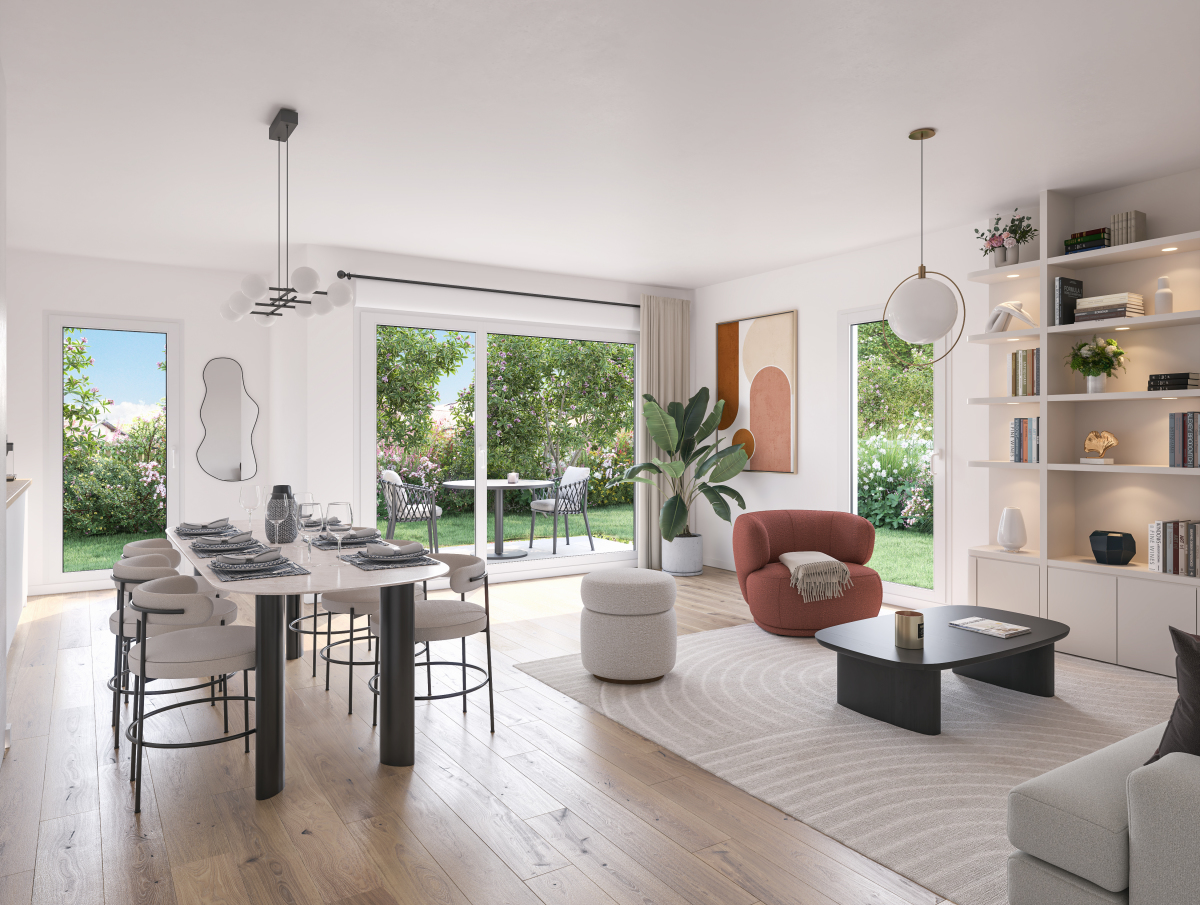 Programme neuf Slow : Appartements neufs à Audenge référence 7740, aperçu n°1