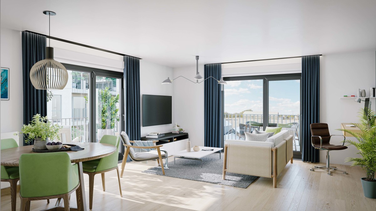 Programme neuf Échappée belle : Appartements neufs à Bastide référence 7771, aperçu n°1