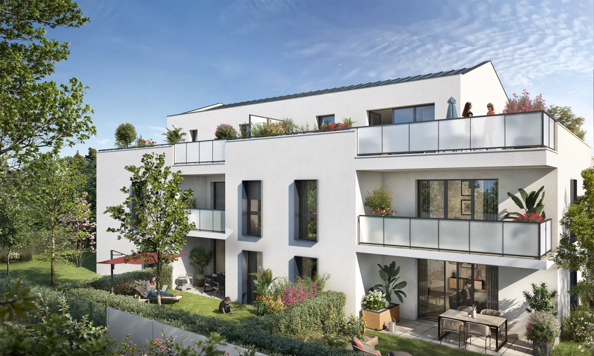 Programme neuf L'Ecrin Blanc : Appartements neufs à Carbon-Blanc référence 6169, aperçu n°0