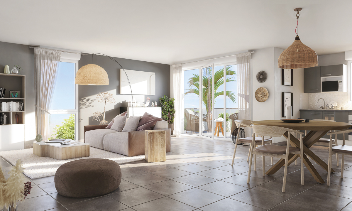 Programme neuf L'Ecrin Blanc : Appartements neufs à Carbon-Blanc référence 6169, aperçu n°1