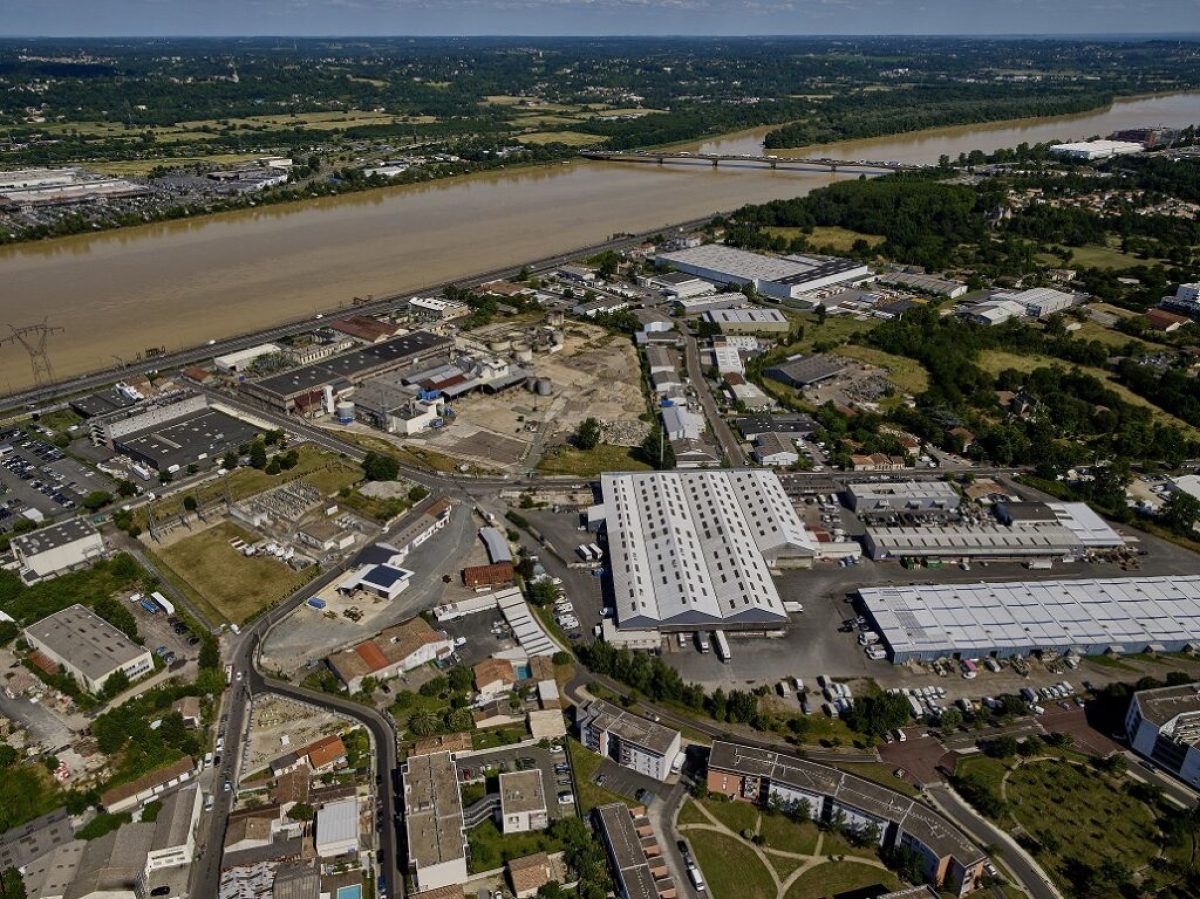 vue sur la ZAC Bègles Garonne