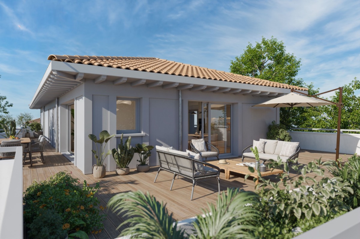 Programme neuf Ecrin du Moura : Maisons neuves et appartements neufs à Anglet référence 7783, aperçu n°9