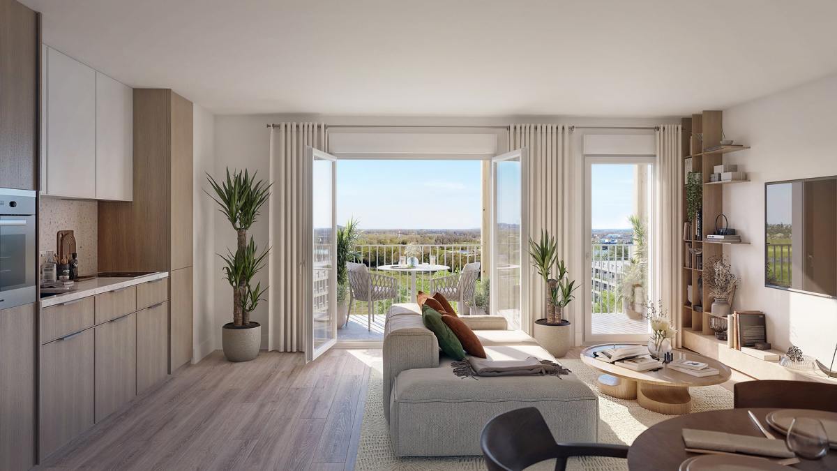 Programme neuf Boscaïa : Appartements neufs à Villenave-d'Ornon référence 7791, aperçu n°1