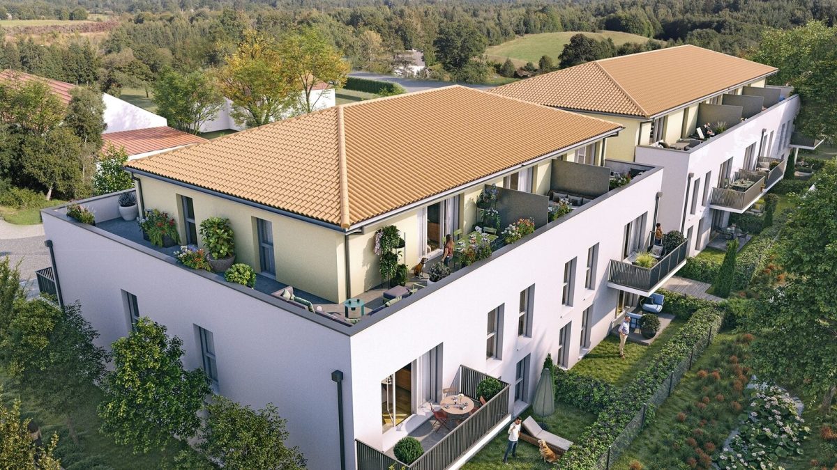 Programme neuf Domaine Sansaumoine : Appartements neufs à Carbon-Blanc référence 7798, aperçu n°0