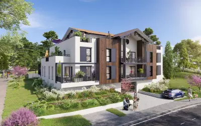 Programme neuf L'Orée du Pyla : Appartements neufs Teste-de-Buch référence 7911