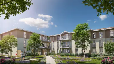 Programme neuf Hameau du Minoy : Logements neufs Salles référence 7954