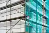façade en travaux